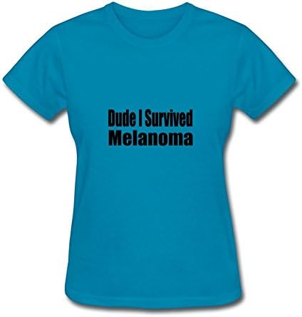 Blue Informal Diatinguish Melanoma T Shirt X-large Women Customizable