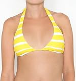 Kirra Skinny Tie Dye Stripe Bikini Halter Top