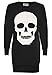 Women Ladies Skull Print Halloween Long Sweatshirt Jumper Pullover