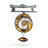 Golden Spira Buddah Templel Pin from the Artazia Collection #1701B MP OP