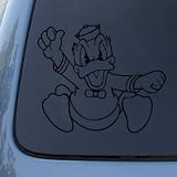 ANGRY DONALD DUCK - Disney - Vinyl Decal Sticker #A1446 | Vinyl Color: Black