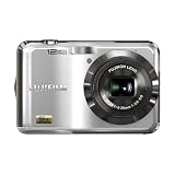Fujifilm FinePix AX200 12 MP Digital Camera with 5x Wide Angle Optical Zoom and 2.7-Inch LCD (Silver)