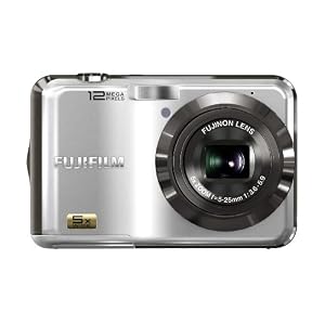 Fujifilm FinePix AX200 12 MP Digital Camera with 5x Wide Angle Optical Zoom and 2.7-Inch LCD (Silver)