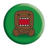 NHKキャラ『どーもくん《グリーン/BB-0078》』1インチ缶バッジ☆ファッション雑貨通販☆