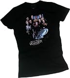 Star Trek: Voyager Crew Crop Sleeve Fitted Juniors T-Shirt