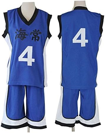 Unisex Kuroko No Basket Kise Ryota Seirin NO.4 Basketball Uniforms Cosplay Costume
