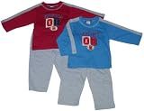Infant Boys' Cotton Outfit with Football Appliques