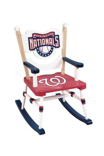 Washington Nationals Mlb Wooden Rocking Chair