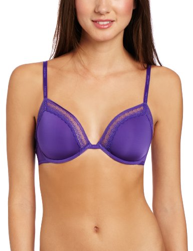 Calvin Klein Women's Sexy Signature Unlined Underwire Bra, Magnificent Grape, 36C
