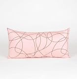 Mud Puddle Pink - Rectangular Print Pillow by Sweet Potato