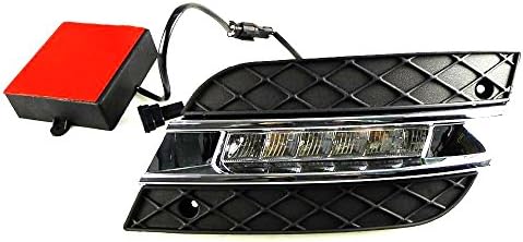 2pcs LED Daytime Running Light Super Bright DRL Lamps Kit for Mercedes Benz ML280 ML300 ML350 ML320 ML500 2010~2011 Daylight Fog Bulbs Waterproof