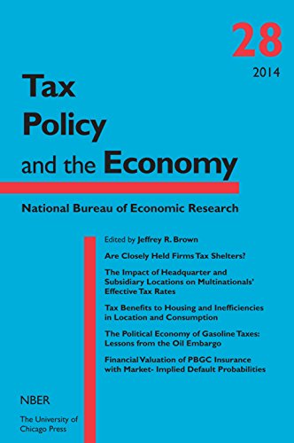 Tax Policy and the Economy, Volume 28 (National Bureau of Economic Research Tax Policy and the Economy)