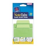 AveryNoteTabs,3x3.5Inches,CoolGreen,20perpack(16329)