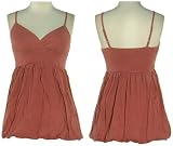 SWEETEES Bubble Hem Camisole, Large, Copper