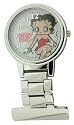 Betty Boop Ladies White Dial Fob Watch-Bty18/A