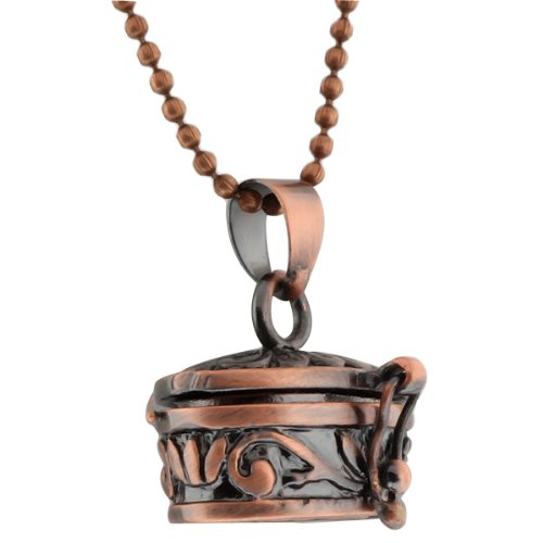 Unique Case Locket Pendant 10X20MM With 24 Inch Chain