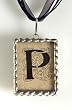 Monogram Pendant Necklace - P