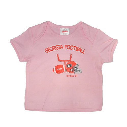 Infant / Baby NCAA Georgia Bulldogs My First Tee T-Shirt - Pink (Size: 6-9)