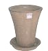 Home Fashion 7 Inch Kerala Vase with Saucer