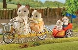 Sylvanian Families Tandem Bike and Baby Trailer