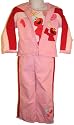 3 PC. Toddler Girls Sesame Street Elmo Windbreaker Jacket Pant Set