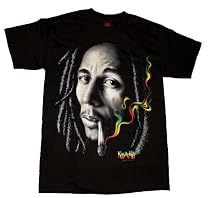 TS552 Bob Marley Rasta Smoke T-Shirt