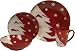 Holiday Silhouette Tree 32 Piece Dinnerware Set