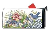 Garden Bouquet Spring Summer Magnetic Mailbox Cover - B001PNRDLA