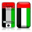 United Arab Amirates Flag Design Protector Skin Decal Sticker for Apple 3G iPhone / iPhone 3GS 3G S