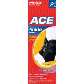 ACE Quick Lace Ankle Brace One Size Fits All by ACE