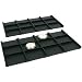 2 Black Velvet 12 Slot Pocket Watch Display Tray Inserts