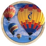 Kokopelli Hot Air Balloon Sandstone Coaster