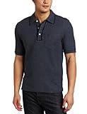 Original Penguin Men's The Earl Short Sleeve Polo, Navy Melange, Large