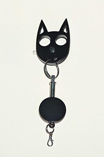 Best Self Defense Personal Protection Weapon Keychain KeyKitty with Flashlight-Solid Plastic-5 Colors-Never Lose Your Keys Again-Attach to Purse