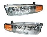 NEW PAIR HEADLIGHT HEAD LIGHT LAMP 02 03 MITSUBISHI GALANT