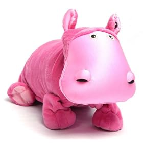 Plush Hippo Zoobie 16"
