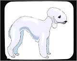Mouse Pad with dog, bedlington, terrier