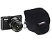 MegaGear ''Ultra Light'' Neoprene Camera Case Bag with Carabiner for Nikon 1 J4, Nikon 1 J5 with 10-30mm (Black)