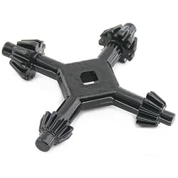 4 Way Steel Drill Chuck Key Flex Shaft Tool