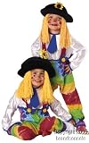 Child's Kids Yarn Clown Halloween Costume (Small 4-6)