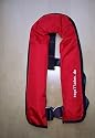 Vollautomatische Rettungsweste Schwimmweste in rot 150 N mit Lifebelt