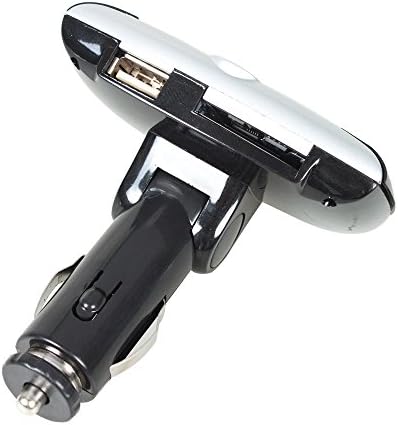 AGPtek FM Transmitter Car MP3 Player with 1.5" LCD Screen, Supports Bluetooth Speakerphone, Caller ID Function, Supports USB Flash Drive/ SD Card, External CD, MP3 Player Audio Input, Automatic Power-Off Memory Function...