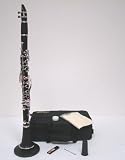 RUGERI B FLAT CLARINET WITH CARRYING CASE - BLACK