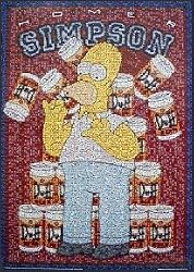 SIMPSONS HOMERMOSAIC 24X36 POSTER Framed