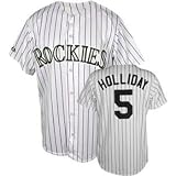 Matt Holliday Rockies Pinstripe MLB Replica Jersey - Size 52 - XL