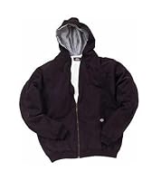 Dickies Men's Thermal Lined Zip Hooded Fleece Jacket