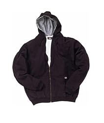 Dickies Men's Thermal Lined Zip Hooded Fleece Jacket