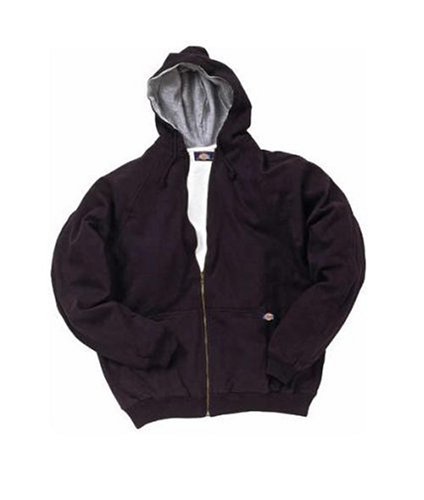 Dickies Men's Thermal Lined Zip Hooded Fleece Jacket