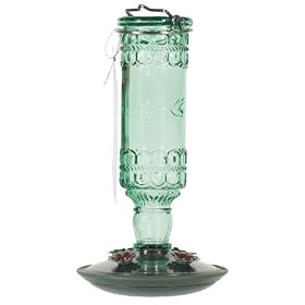 Opus 10 oz Elegant Antique Hummingbird Feeder by OPUS