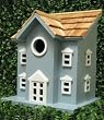 The Hamlet Blue Architectural Birdhouse